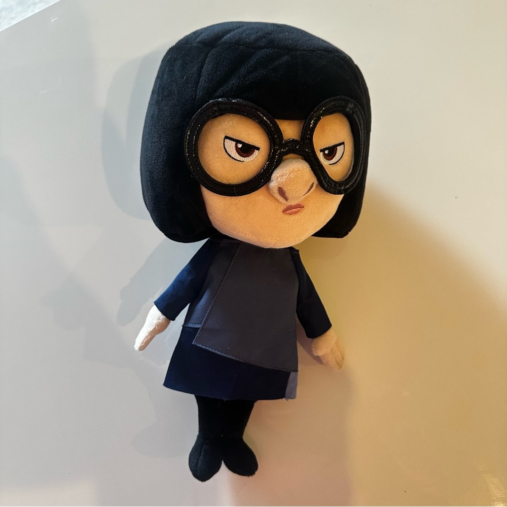 Disney Black and Blue Edna Mode Stuffed Toy